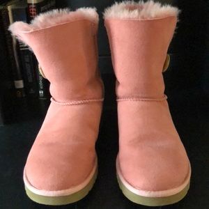 Pink Bailey Button Uggs